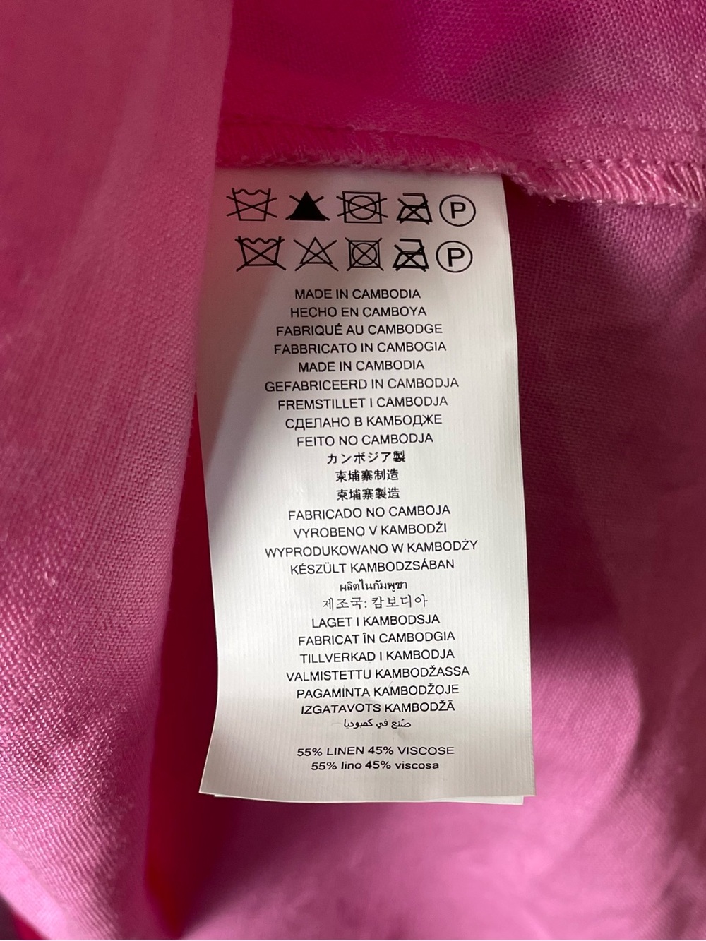 NWT Michael Kors Pink Off-Shoulder Linen Blend Blouse | Tie Sleeves - Picture 6 of 13